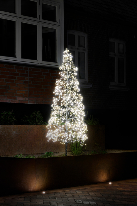 Juletræ med 1980 micro LED 180 cm